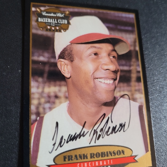 FRANK ROBINSON CINCINNATI REDS AUTOGRAPH - Picture 5 of 11